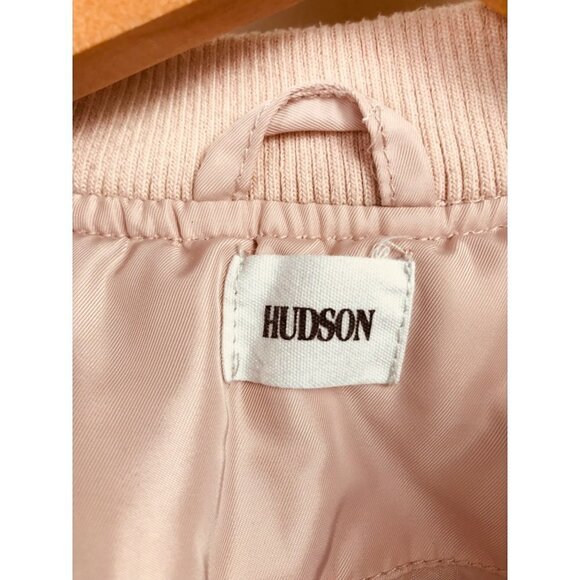 Hudson Girls Pink Embroidered Puffer Jacket Size 5 - Picture 7 of 10